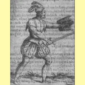 Achille Marozzo. Arte dell armi. 1568 год. Guardia coda lunga alta.