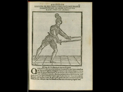 Рис.1. Издание 1536. Che dinota spada, & pugnale.