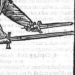 Рис.3. Pugnale Bolognese. Фрагмент из Opera Nova 1550 года