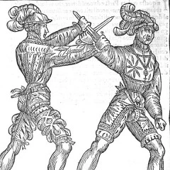 Рис.6. Pressa sesta. Фрагмент из Opera Nova 1550 года