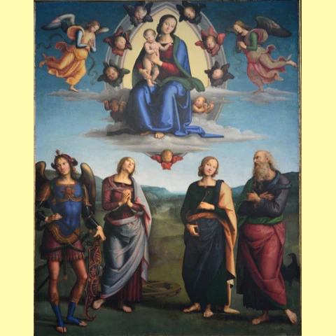 Pietro di Cristoforo Vannucci detto il Perugino. Madonna... Общий вид.