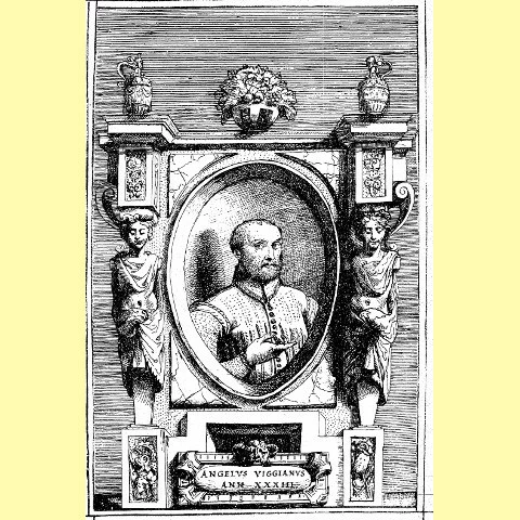 Портрет Анжело Виджани из издания 1551/67 г.